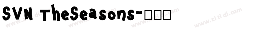 SVN TheSeasons字体转换 SVN TheSeasons字体转换